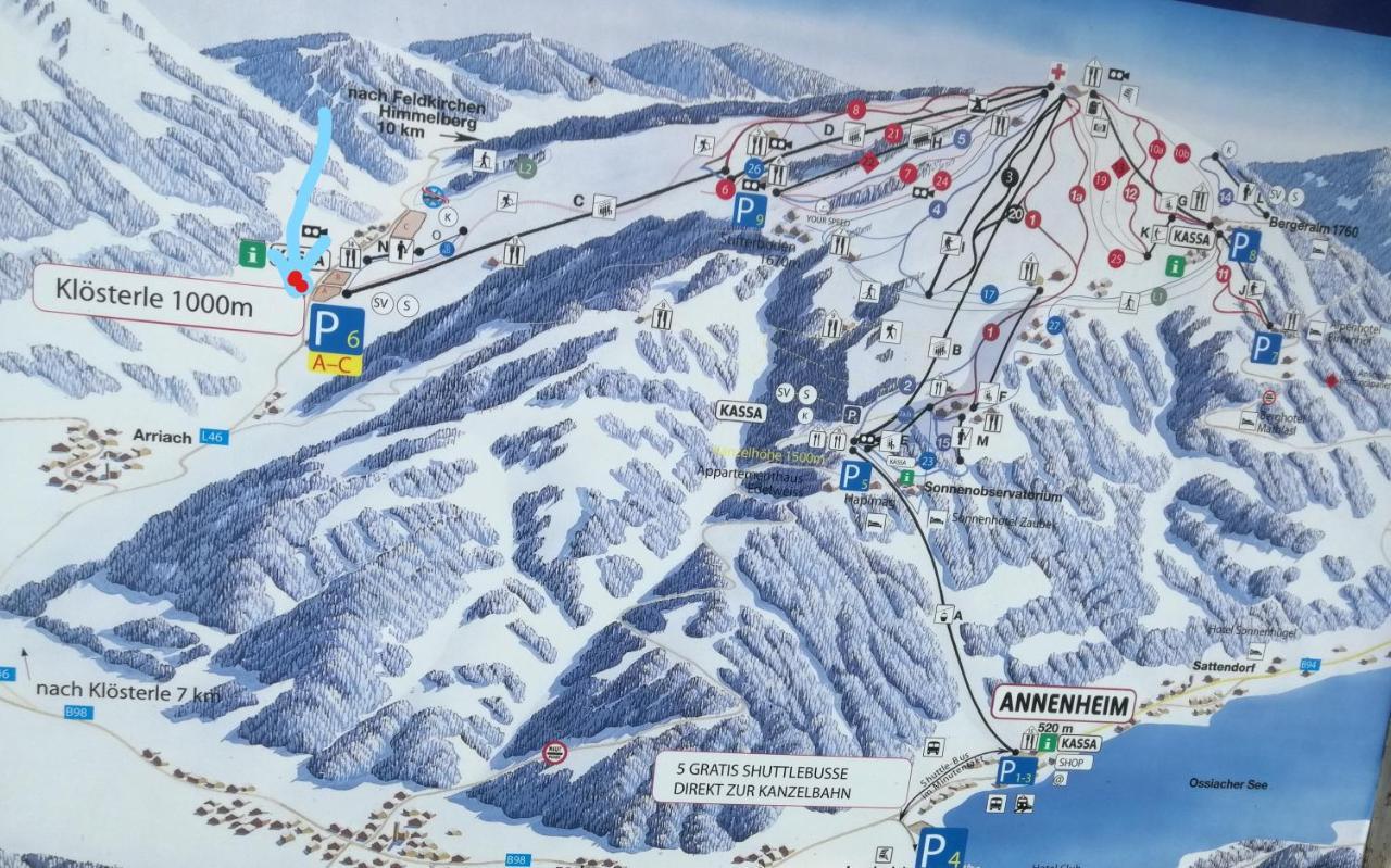 Appartement Vidmar-Wintertraum Arriach Bagian luar foto